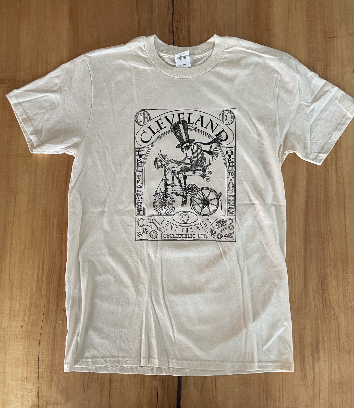 T-Shirt Flats Phantom Cruiser Organic Cotton Natural Color