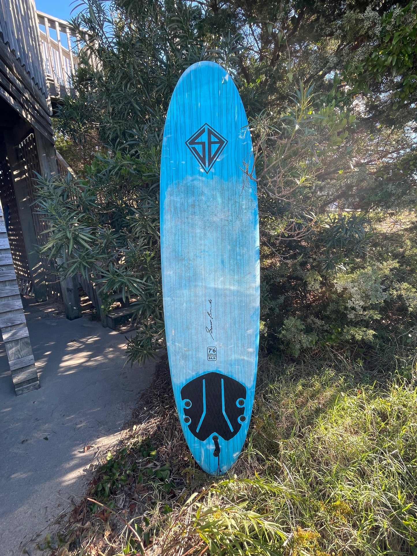 Scott Burne 7'6" Soft Top Surfboard - Used