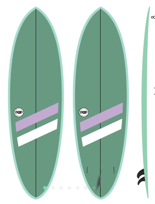 Pop Abracadabra Surf 6’3” surfboard