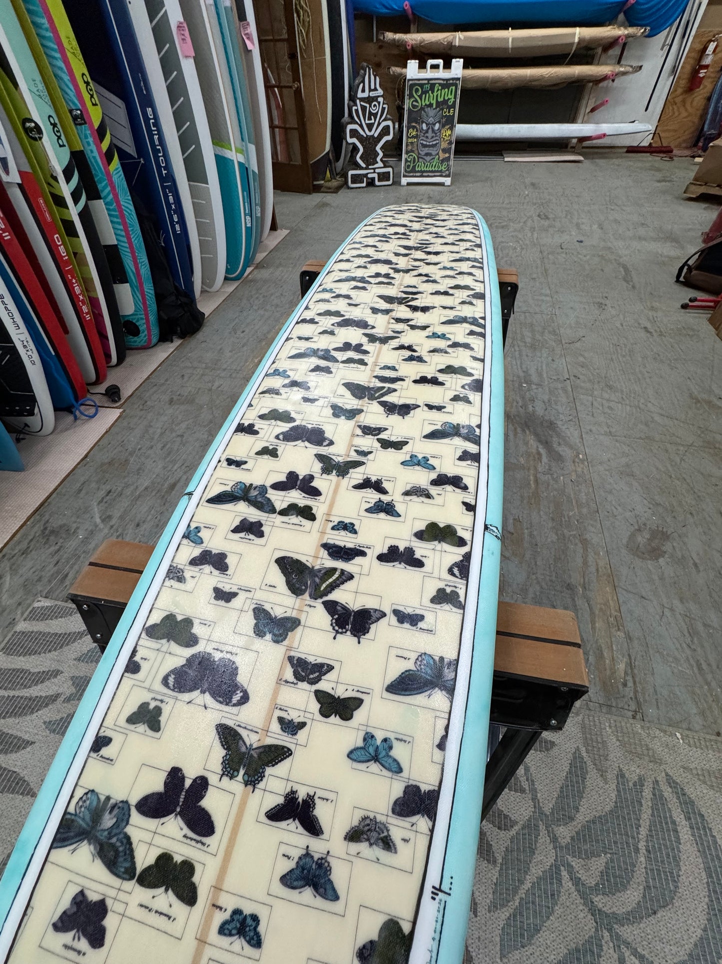 Great Lakes longboard surfboard for intermediate surfers