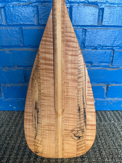 Paddleboard paddle designed for Northeast Ohio waters