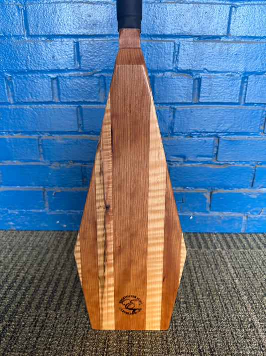 Carbon fiber SUP paddle with round diamond blade from Edgewater Surf Cleveland