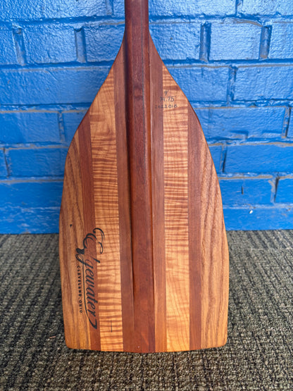 Edgewater Surf Custom Cherry, Curly Maple & Driftwood Live Edge SUP Paddle