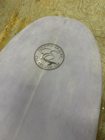 Single fin surfboard Lake Erie Edgewater Surf custom board