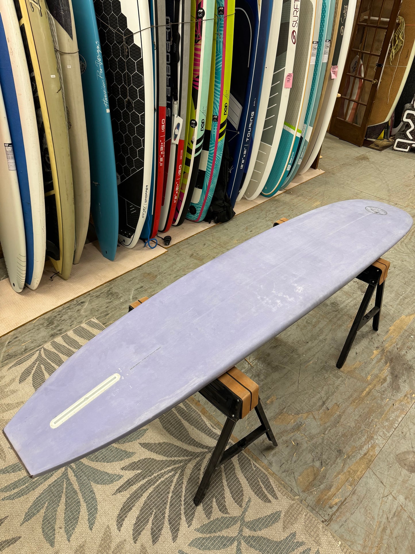 Single fin surfboard Lake Erie Edgewater Surf custom board