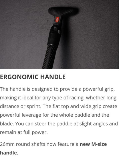 Starboard Paddle Lima Carbon L 29MM FIXED SHAFT Carbon F40