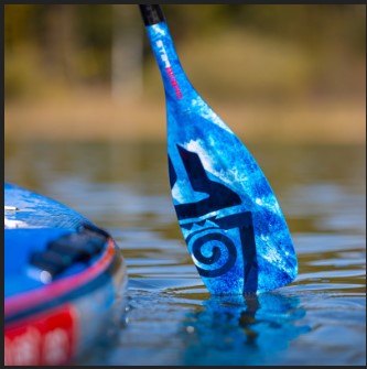 Starboard Paddle Lima Tiki Tech Blue L 29MM 2PC ADJ Carbon S35