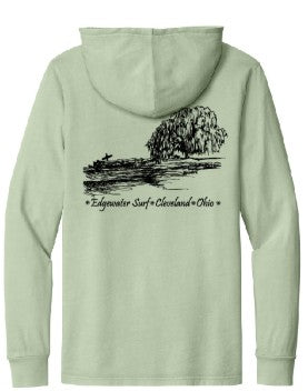 Sun Hoodie Willow Tree Edgewater Back Lychen Green