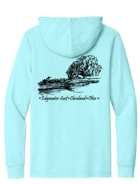 Sun Hoodie Willow Edgewater Back Saltwater Blue
