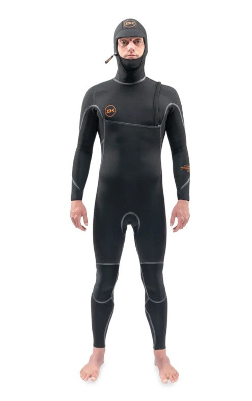 Dakine Cyclone Zip Front Full Length 4/3 Men's Hooded Wetsuit