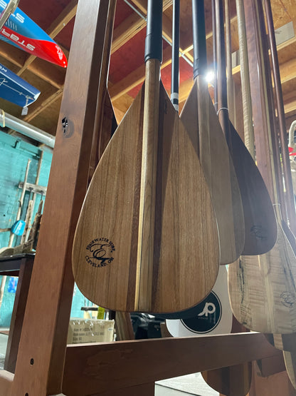 Edgewater Surf hybrid carbon and wood SUP paddle
