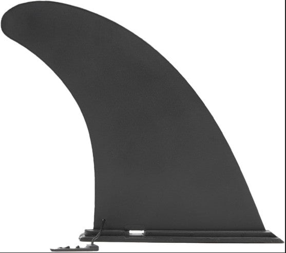 Fin for inflatable SUP w track and side pin