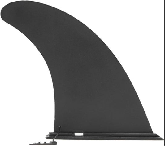 Fin for inflatable SUP w track and side pin
