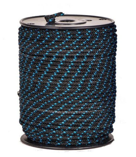 Downhaul Outhaul line 4mm Chinook blue and black cord
