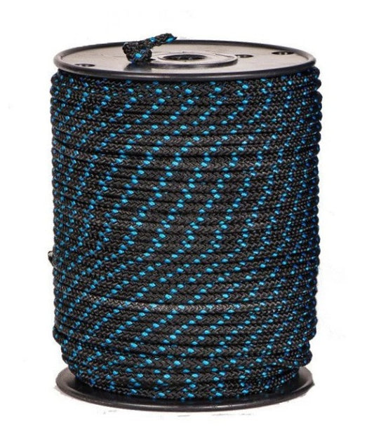 Downhaul Outhaul line 4mm Chinook blue and black cord