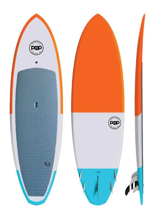 Pop Guru Orange/Blue 8'6" orange blue rigid paddleboard