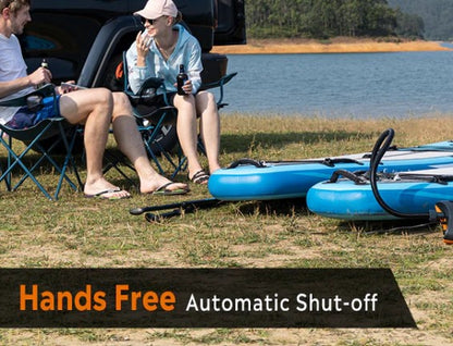 Pop Shark 3 Electric Pump 12V with BATTERY for inflatable paddleboard