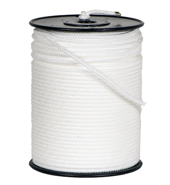 Spectra Line 4mm per foot white downhaul outhaul Chinook